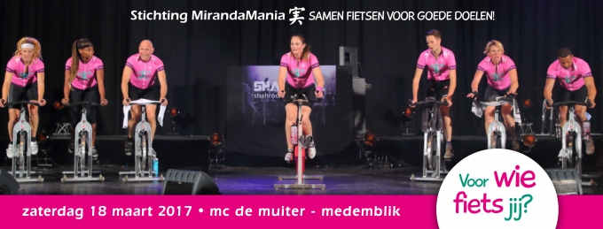 MirandaMania Spinning Marathon zaterdag 18 maart 2017